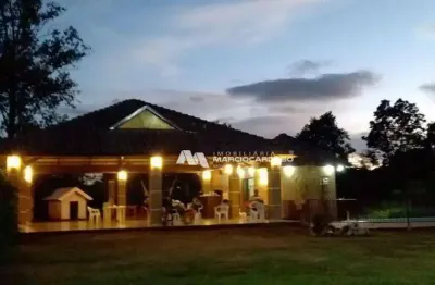 Chácara com 1 dormitório à venda, 2000 m² por r$ 564.000,00 - estancia são paulo  - guapiaçu/sp