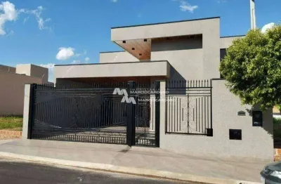 Casa com 3 dormitórios à venda, 125 m² por r$ 590.000,00 - residencial mais parque - mirassol/sp