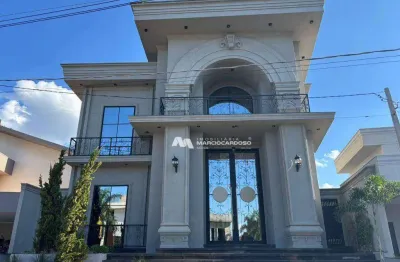 Casa com 4 dormitórios à venda, 523 m² por r$ 5.500.000,00 - golden park - mirassol/sp