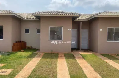 Casa com 2 dormitórios à venda, 42 m² por r$ 260.000,00 - garden rni - bady bassitt/sp
