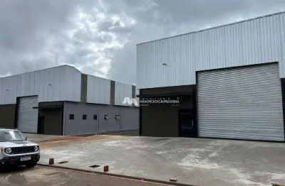 Barracão para alugar, 600 m² por r$ 12.300,00/mês - distrito industrial doutor carlos arnaldo e silva - são josé do rio preto/sp