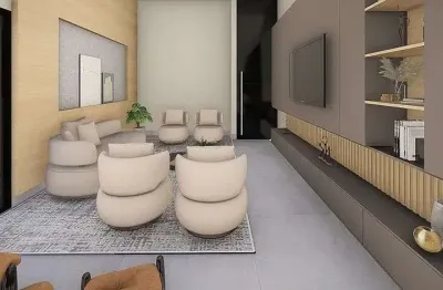 Casa em condomínio fechado com 4 quartos à venda no parque brasil 500, paulínia , 228 m2 por r$ 1.990.000