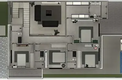 Casa em condomínio fechado com 4 quartos à venda no parque brasil 500, paulínia , 346 m2 por r$ 2.450.000