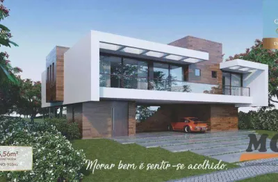 Sobrado com 5 dormitórios à venda, 405 m² - village iguassu golf residence - foz do iguaçu/pr