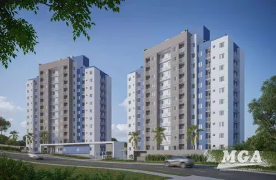 Apartamento com 2 dormitórios à venda, 42 m² por r$ 360.238,75 - residencial sunset club - foz do iguaçu/pr