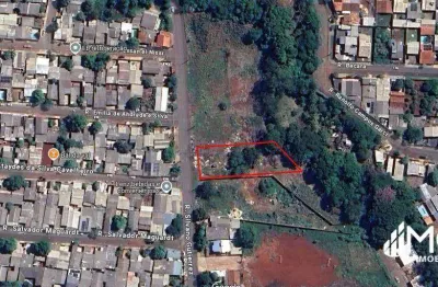 Terreno à venda, 423 m² por r$ 180.000,00 - três lagoas - foz do iguaçu/pr