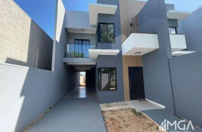 Sobrado com 3 dormitórios à vennda, 128 m² por r$ 570.000 - jardim eliza ii - foz do iguaçu/pr