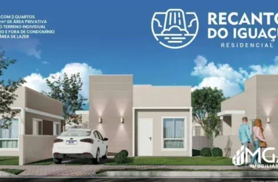Casa com 2 dormitórios à venda, 43 m² por r$ 270.000,00 - três lagoas - foz do iguaçu/pr