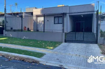 Casa com 3 dormitórios à venda, 117 m² por r$ 690.000,00 - jardim santa rosa - foz do iguaçu/pr