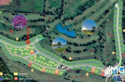 Terreno à venda, 910 m² condomínio village iguassu golf residence - foz do iguaçu/pr