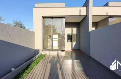 Casa com 1 suíte e 1 dormitórios à venda, 63 m² por r$ 378.000 - vila madalena- foz do iguaçu/pr