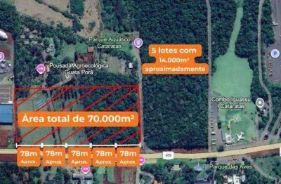 Área à venda, 14000 m² por r$ 28.000.000,00 - cataratas - foz do iguaçu/pr