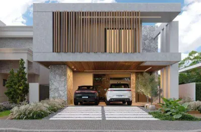 Sobrado com 4 dormitórios à venda, 428 m² por R$ 4.850.000,00 - Royal Boulevard Yacht Residence e Resort - Foz do Iguaçu/PR