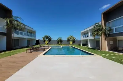 Village duplex 02 suítes com 104m2 para venda em barra do jacuípe - camaçari - ba