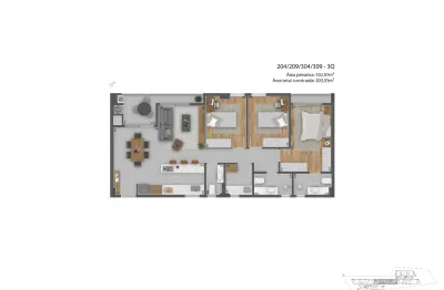 Apartamento com 3 quartos à venda na Avenida Manoel Ribas, 3574, Santa Felicidade, Curitiba