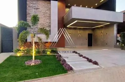 Imóvel de luxo: casa em condomínio à venda em são josé do rio preto-sp - quinta do lago residence - 3 quartos, 2 suítes, 5 banheiros, 4 vagas, 225m².