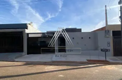 Venda de casa impecável com 2 quartos e 2 vagas de garagem em são josé do rio preto-sp