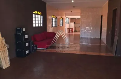 Imperdível: casa à venda em são josé do rio preto-sp, jardim estrela, frente para avenida 3 quartos, 1 suíte, 2 salas, 5 banheiros, 4 vagas, 184m².