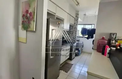 Apartamento à venda em são josé do rio preto-sp: 2 quartos, sala, banheiro, vaga de garagem e 69,50 m² no jardim vivendas!