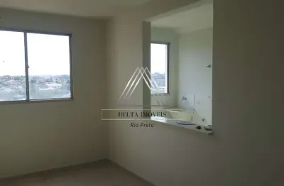 Apartamento à venda em são josé do rio preto-sp no jardim santa lúcia com 2 quartos, 1 sala, 1 banheiro e 1 vaga de garagem!