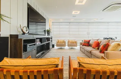 Cobertura 190m² - vista da serra do mar - 3 vagas livres, 2 quartos no juvevê