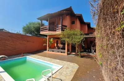 Casa para locação em caraguatatuba, massaguaçu, 4 dormitórios, 4 suítes, 2 banheiros, 4 vagas