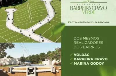 Lançamento - venda de terreno a partir de 300m² no loteamento barreira cravo verde na voldac - l-bc