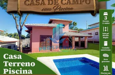 Casas novas de campo com piscina bairro paruru ibiúna /sp ibiúna/sp.