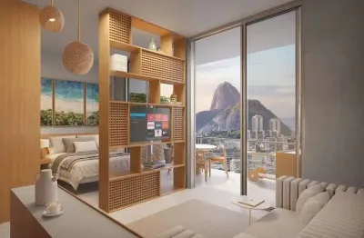 Apartamento para venda possui 37 metros quadrados com 1 quarto em humaitá - rio de janeiro - rj