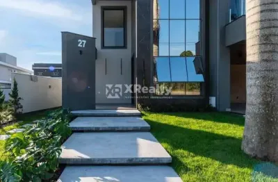 Casa em condomínio fechado com 4 quartos à venda na rua ivo josé rebello, 610, santa regina, camboriú por r$ 3.990.000