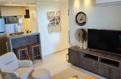 Um lindo apartamento pé na areia todo mobiliado em intermares