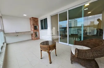 Apartamento mobiliado com 3 suítes e varanda gourmet em condomínio de alto padrão em campos dos goytacazes