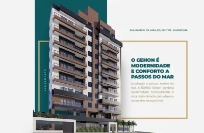 Apartamento em Guaratuba a 400 metros do mar, 3 quartos sendo 1 suíte