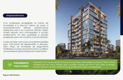 Apartamento no Centro de Guaratuba, 2 quartos sendo 1 suíte, 300 metros do mar