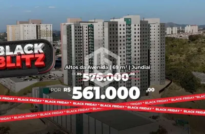 Apartamento com 2 quartos à venda na Avenida Samuel Martins, Jardim do Lago, Jundiaí