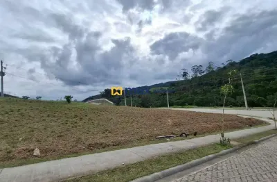 Excelente terreno em condomínio fechado, 200 m², rio do meio, itajaí