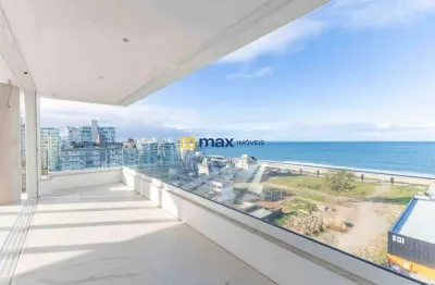 Alto padrão com linda vista para o mar, 3 suítes, praia brava, itajaí