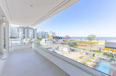 Alto padrão com linda vista para o mar, 3 suítes, praia brava, itajaí