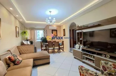 Excelente apartamento semi mobiliado com 3 dormitórios (1 suíte), vila operária, itajaí