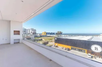 Alto padrão com linda vista para o mar, 4 suítes, praia brava, itajaí
