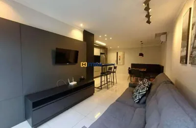 Apartamento 3 quartos, mobiliado com 2 vagas no edifício garden village, nações, balneário camboriú