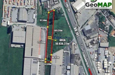 Amplo terreno, 10.936 m² à venda no bairro salseiros em itajaí