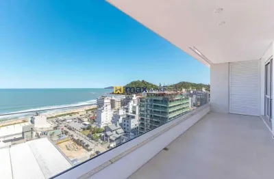 Alto padrão com linda vista para o mar à venda, 4 suítes, praia brava, itajaí