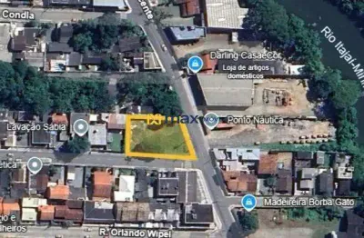 Amplo terreno de esquina com 906 m² à venda no bairro são vicente em itajaí