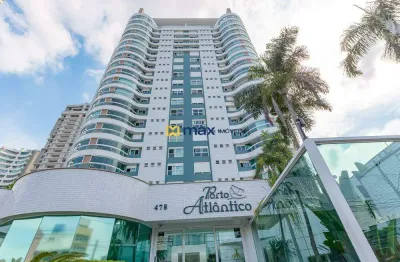 Cobertura duplex alto padrão mobiliada, vista mar com 4 quartos (2 suítes) à venda no bairro centro em itajaí