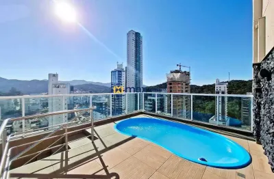 Locação: cobertura com 3 suítes. centro. balneário camboriú.