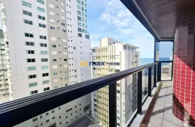 Apartamento para locação em balneário camboriú – pontal norte, quadra da praia e vista mar