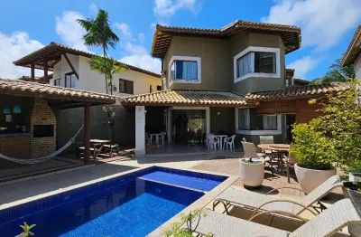 Casa duplex- 4/4, sendo 3 suítes em condomínio- lauro de freitas