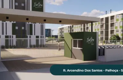Apartamento com 2 quartos à venda na Rua Arcendino dos Santos, São Sebastião, Palhoça