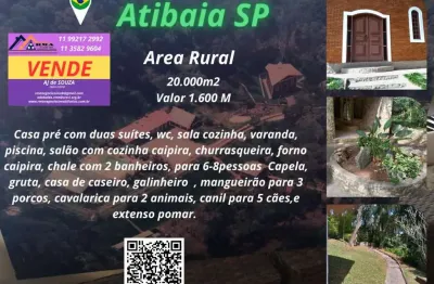 Chácara / sítio à venda na Rua Walter De Biasi, S/N, Ribeirão dos Porcos, Atibaia